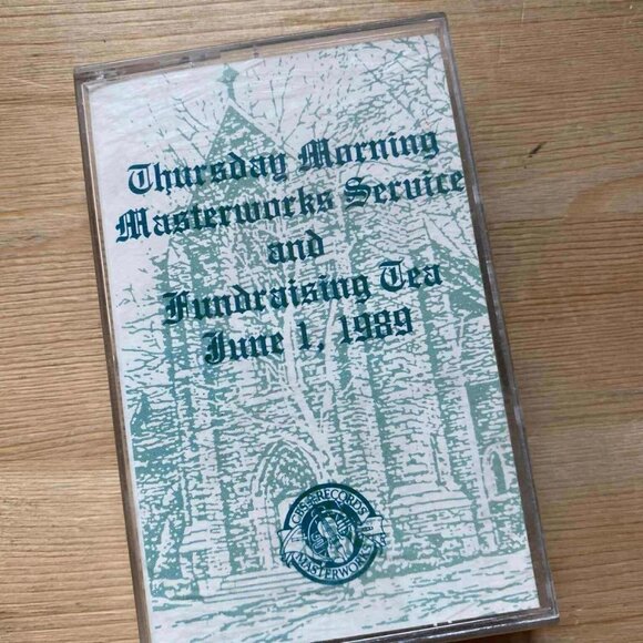Masterworks Service and Fundraising Cassette Tape VG+ C12 - Picture 1 of 2